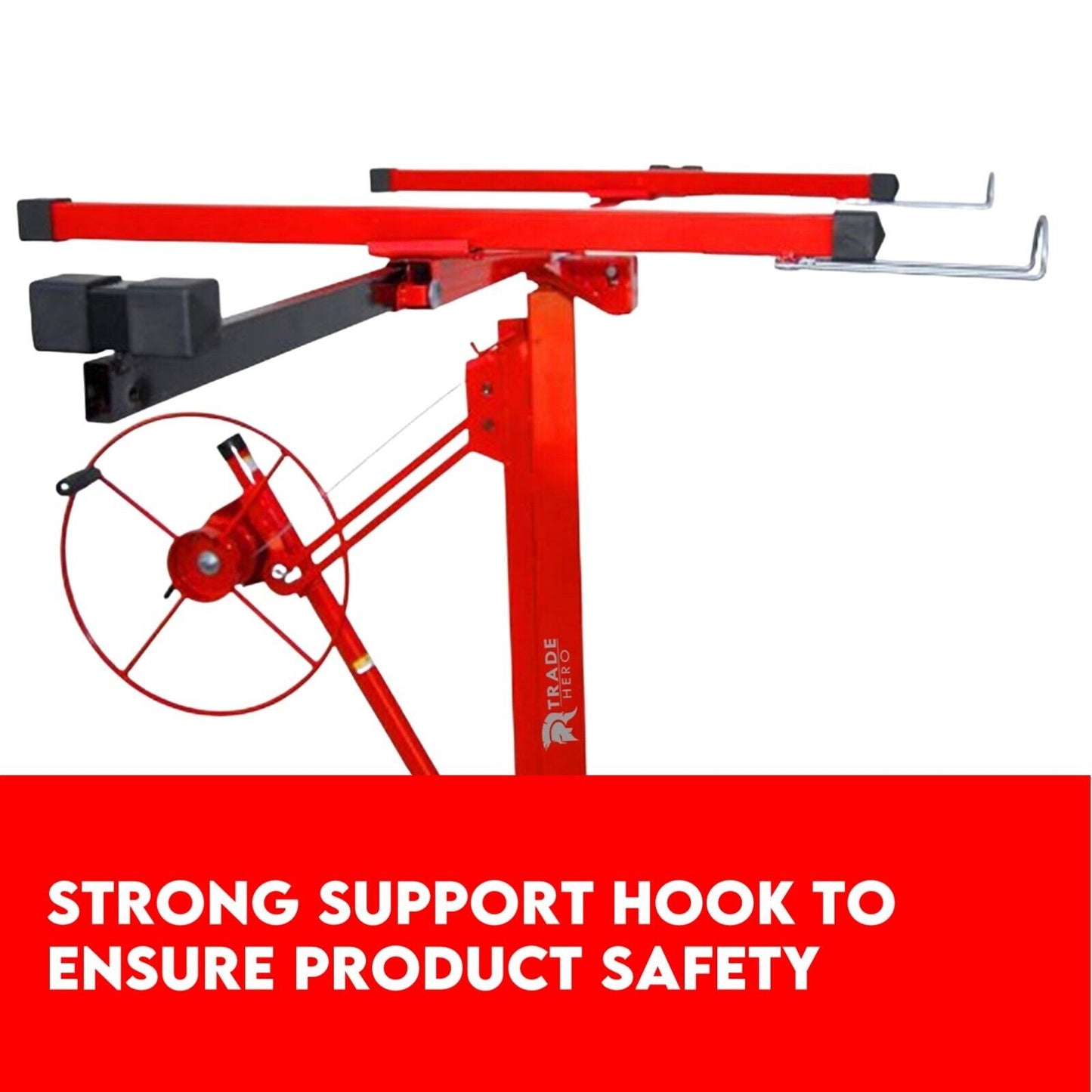 11FT Drywall Panel Lifter Gyprock Plasterboard Sheet Board Hoist Lift